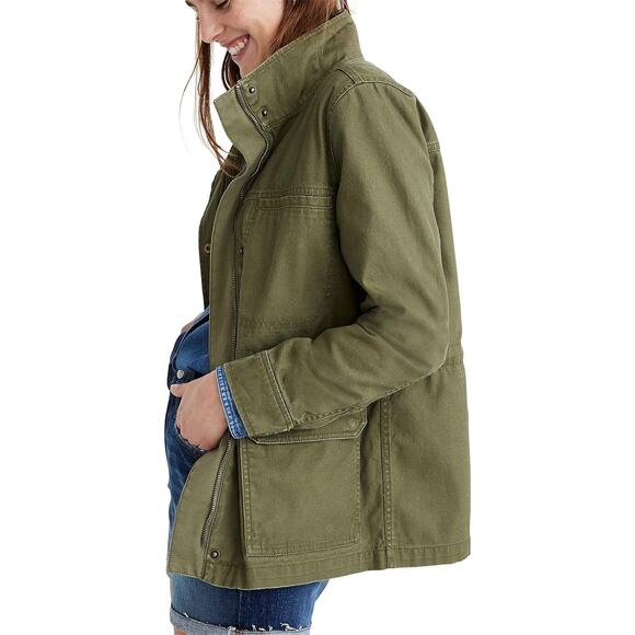 Madewell‎ Dispatch Military Jacket in Desert Olive Green Size Medium - Picture 2 of 10